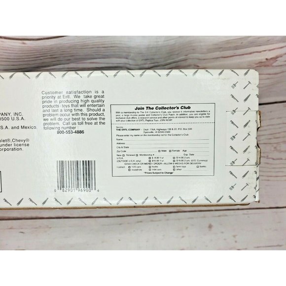 Vintage Ace Hardware 1955 Chevrolet Cameo ERTL 1994 Die Cast Metal Truck Bank - Picture 9 of 12